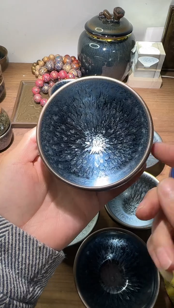 茶盏建阳建盏茶杯一只 