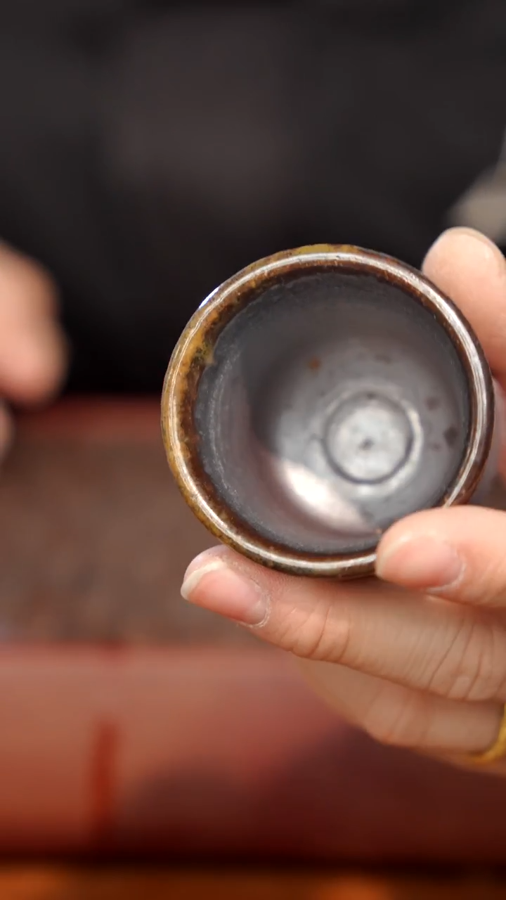 陶瓷奢瓷/瑞寅柴烧茶器（杯子）19微瑕