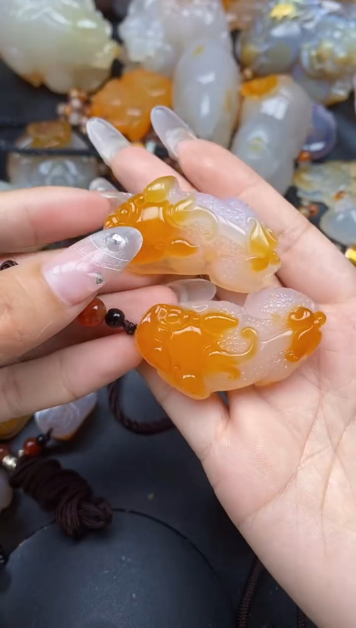 【闪购商品】玛瑙/玉髓颈饰未镶嵌ll