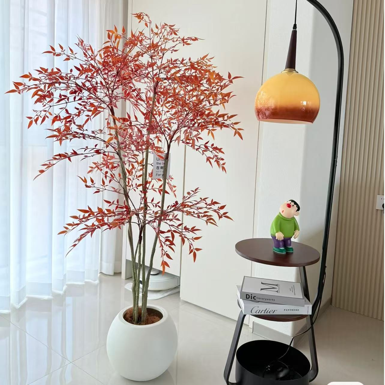 红叶南天竹盆栽耐寒耐热春绿冬红适合庭院造景客厅办公室装饰