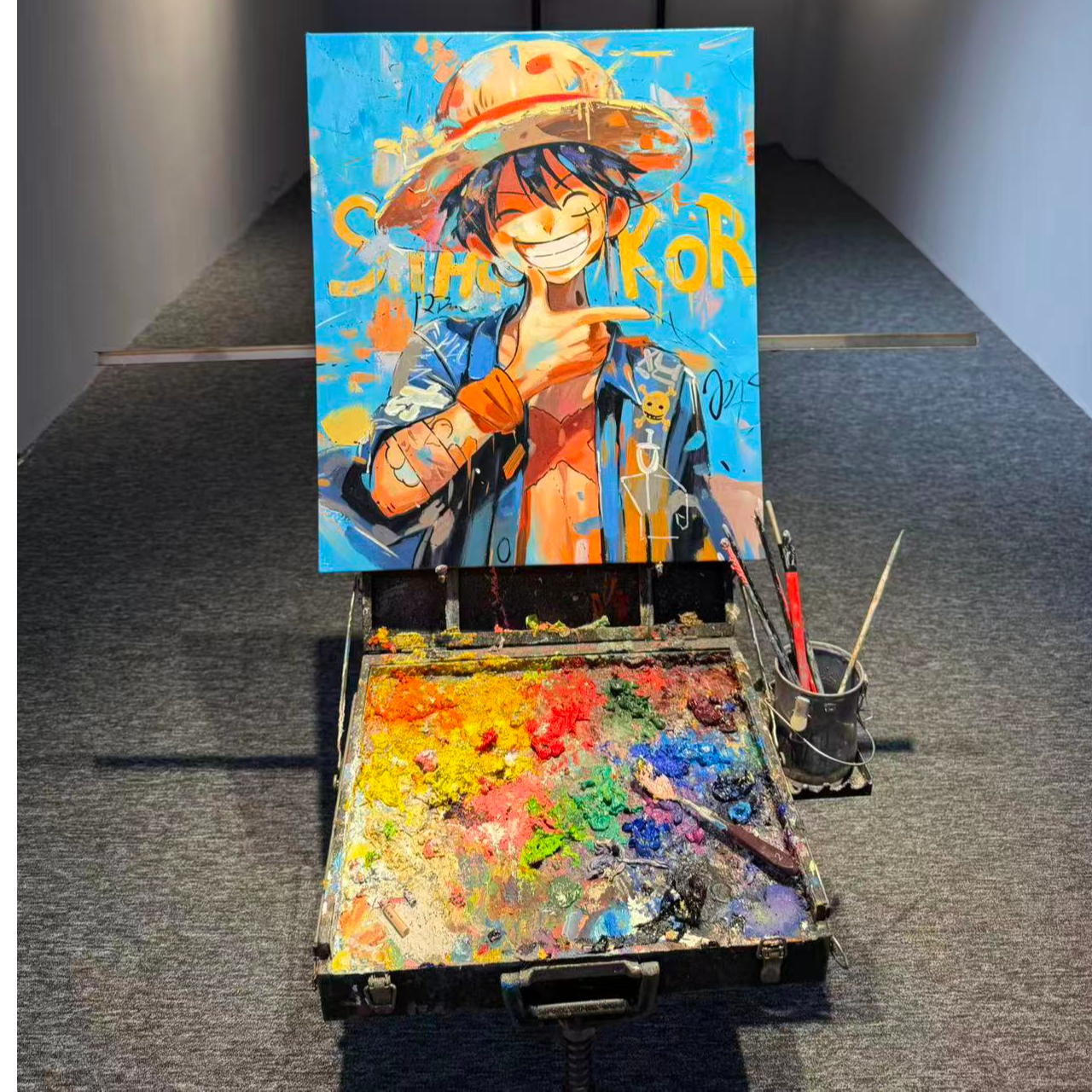 《纯手工油画》动漫个性化手绘油画！