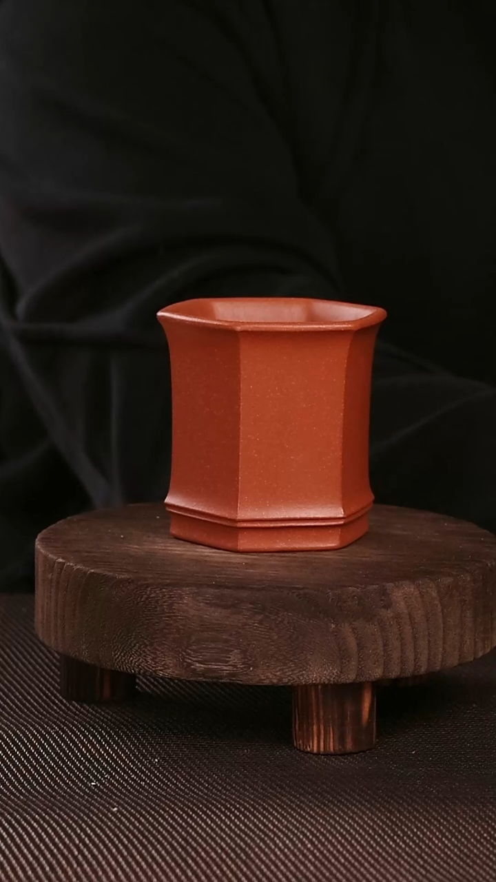 茶杯紫砂紫砂刻绘主人杯49