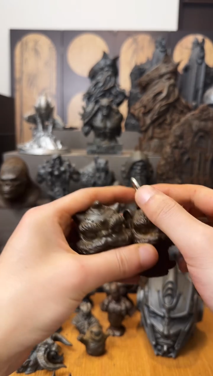 铁实心铁艺摆件~~平安喜乐一对（锈色）