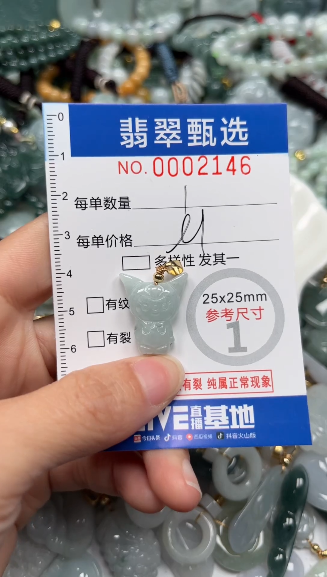 【闪购商品】翡翠颈饰未镶嵌00..2146