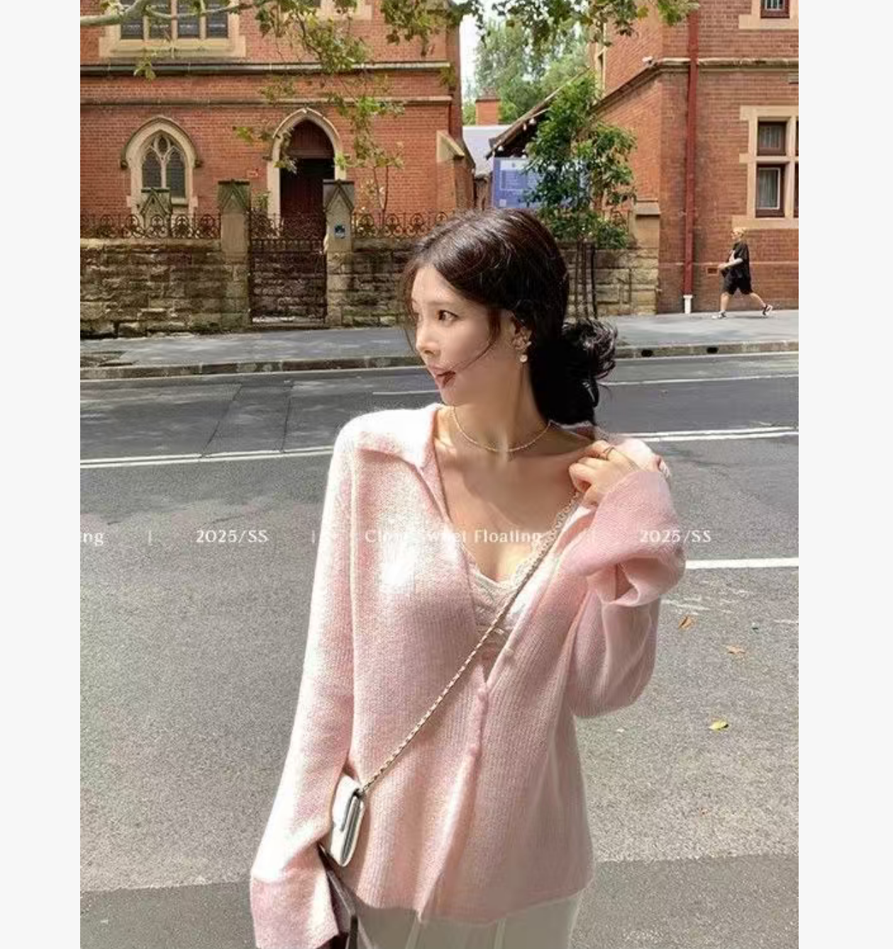 Q25 90906 韩系新款时尚简约复古外套女气质显瘦上衣
