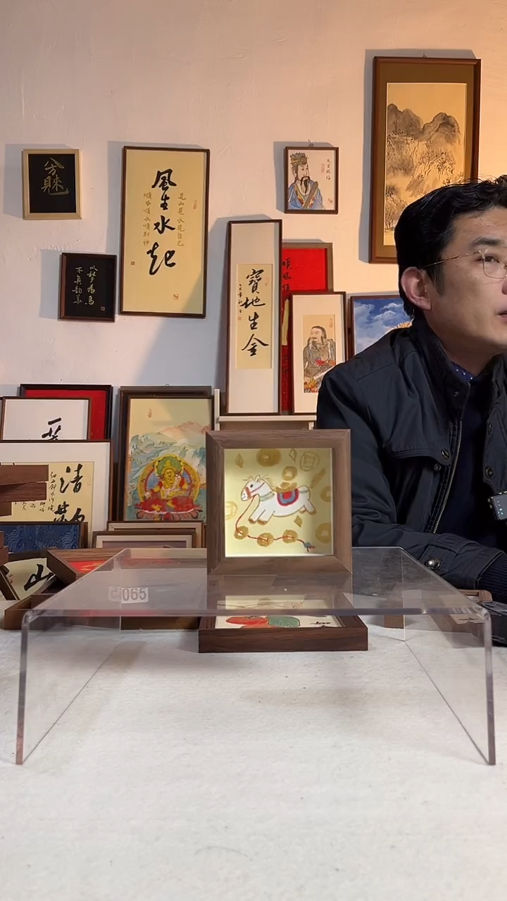 国画书法作品手写手绘12*12