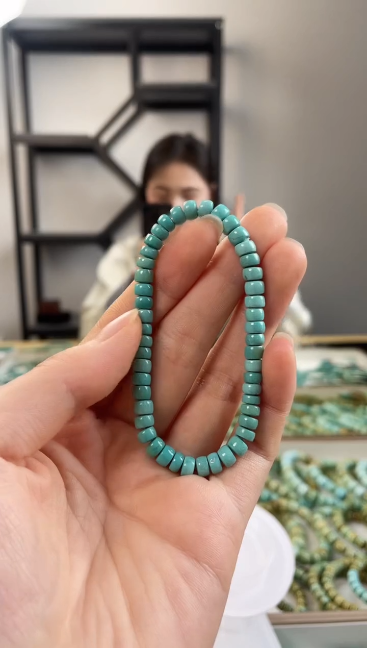 【闪购商品】绿松石珠宝奇石未镶嵌5.7+mm