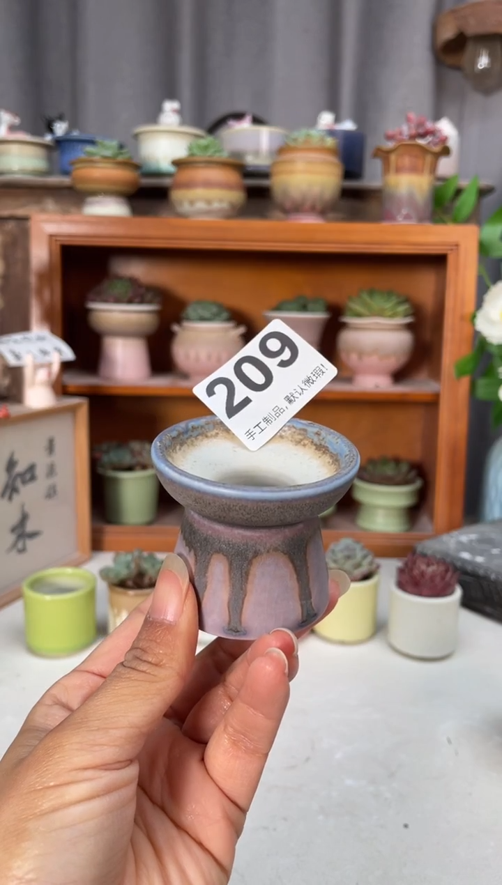 瓷片209知木小芳花盆编号