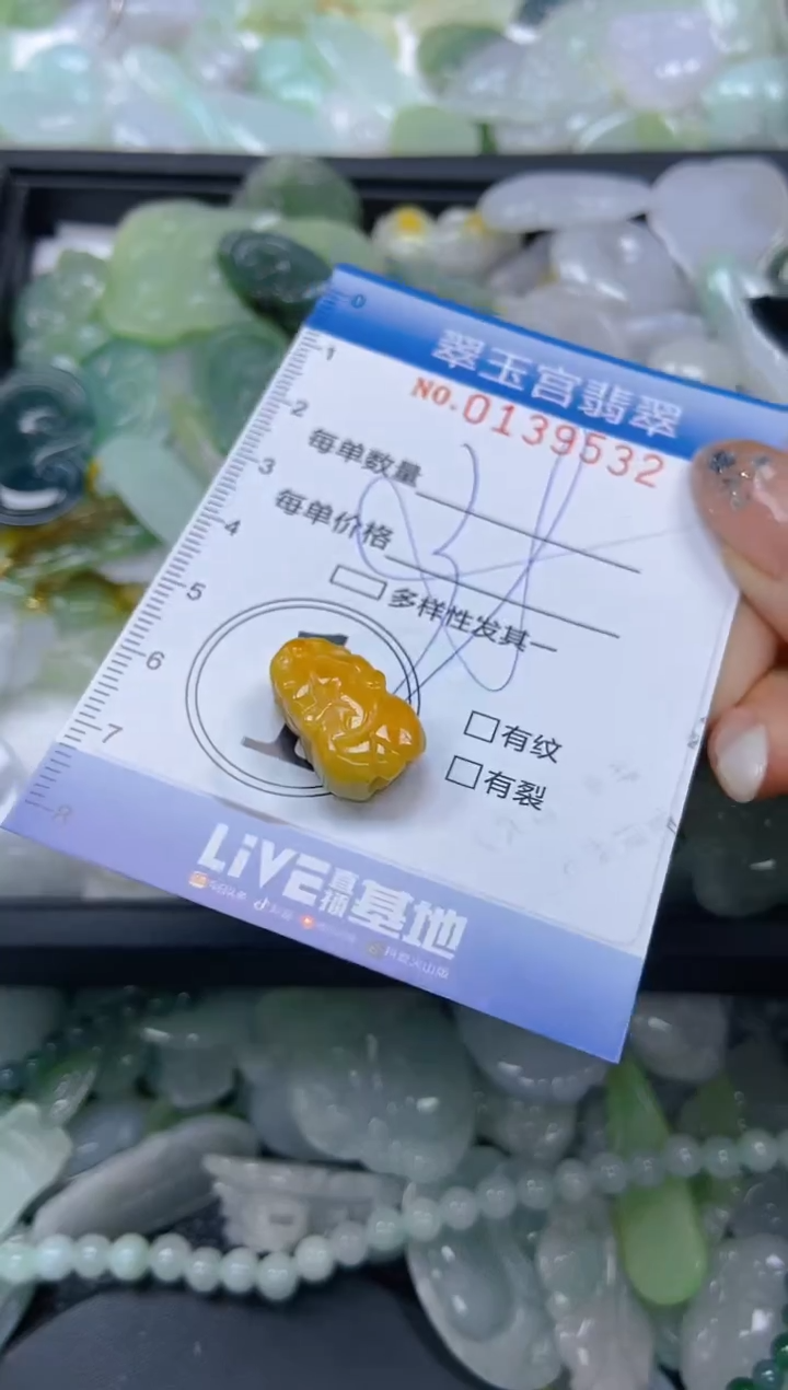 翡翠未镶嵌颈饰闪购0139532