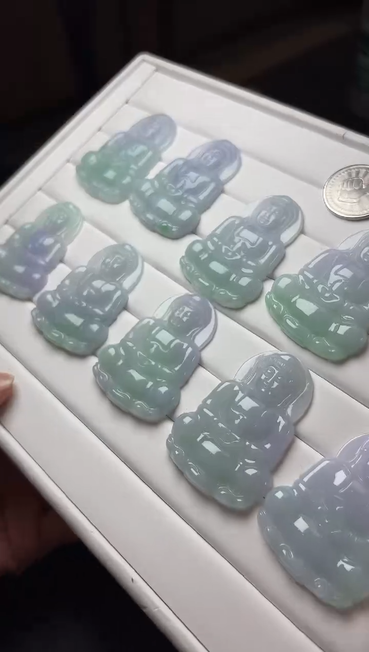 【闪购商品】翡翠颈饰未镶嵌YM1090-3观音多样性发一