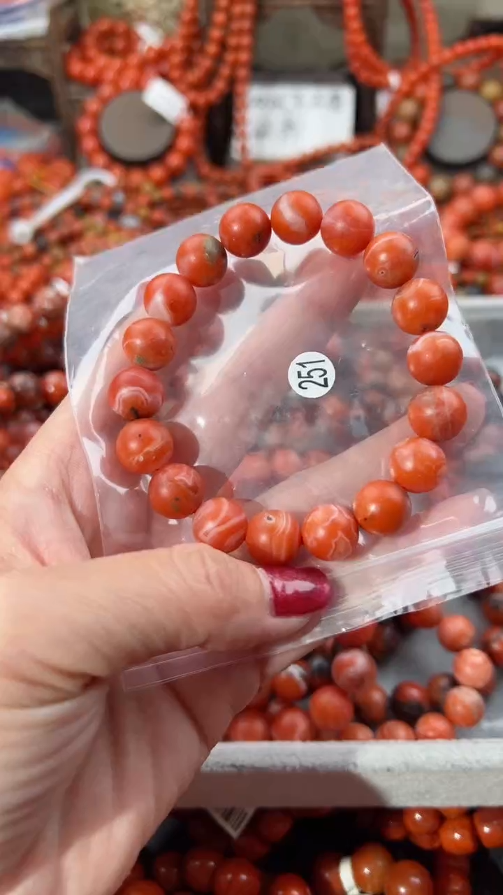 【闪购商品】南红玛瑙手串未镶嵌11