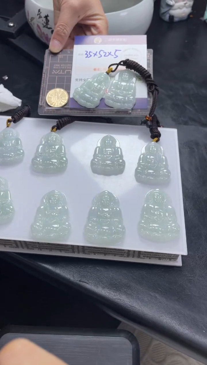 【闪购商品】翡翠挂件未镶嵌大观音FL4/多样性发其一CP