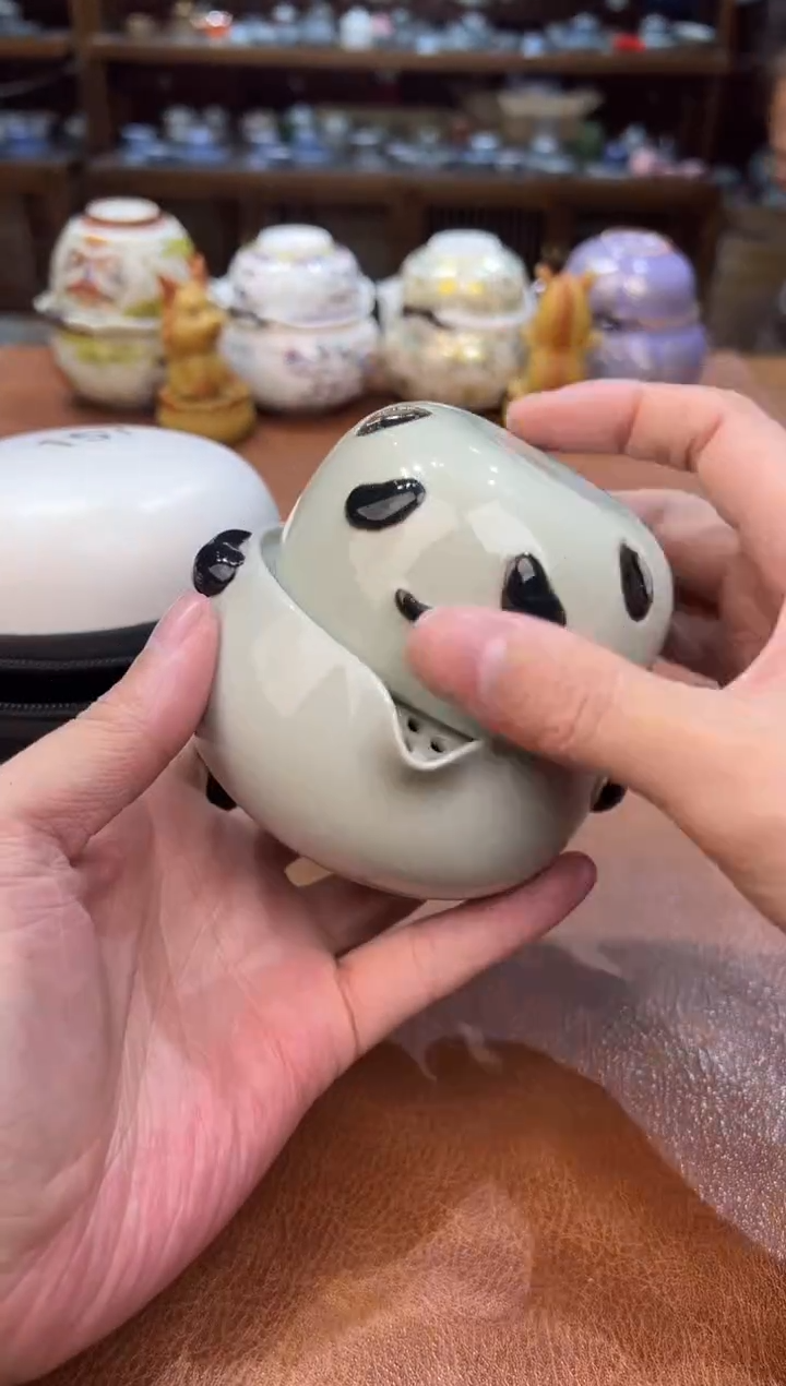 真的很便宜会开片的旅行茶具