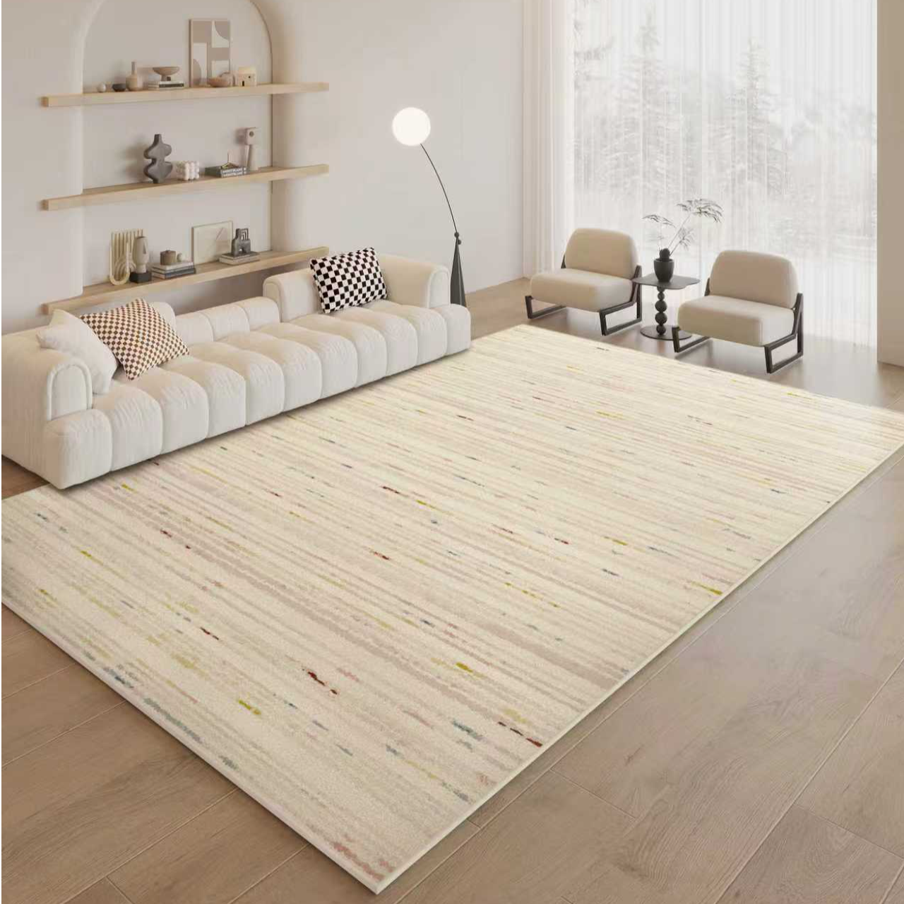 防滑底地毯客厅加厚防水圈绒家用耐脏免洗可擦儿童房沙发茶几地垫