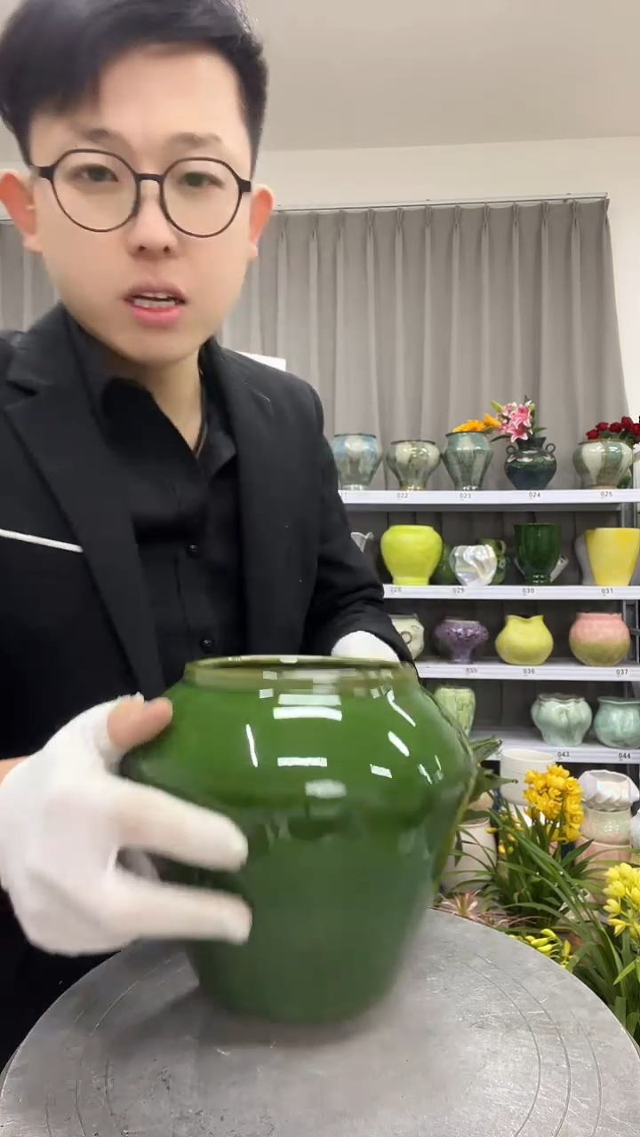 12.3陶瓷花盆直播链接高.17      口11