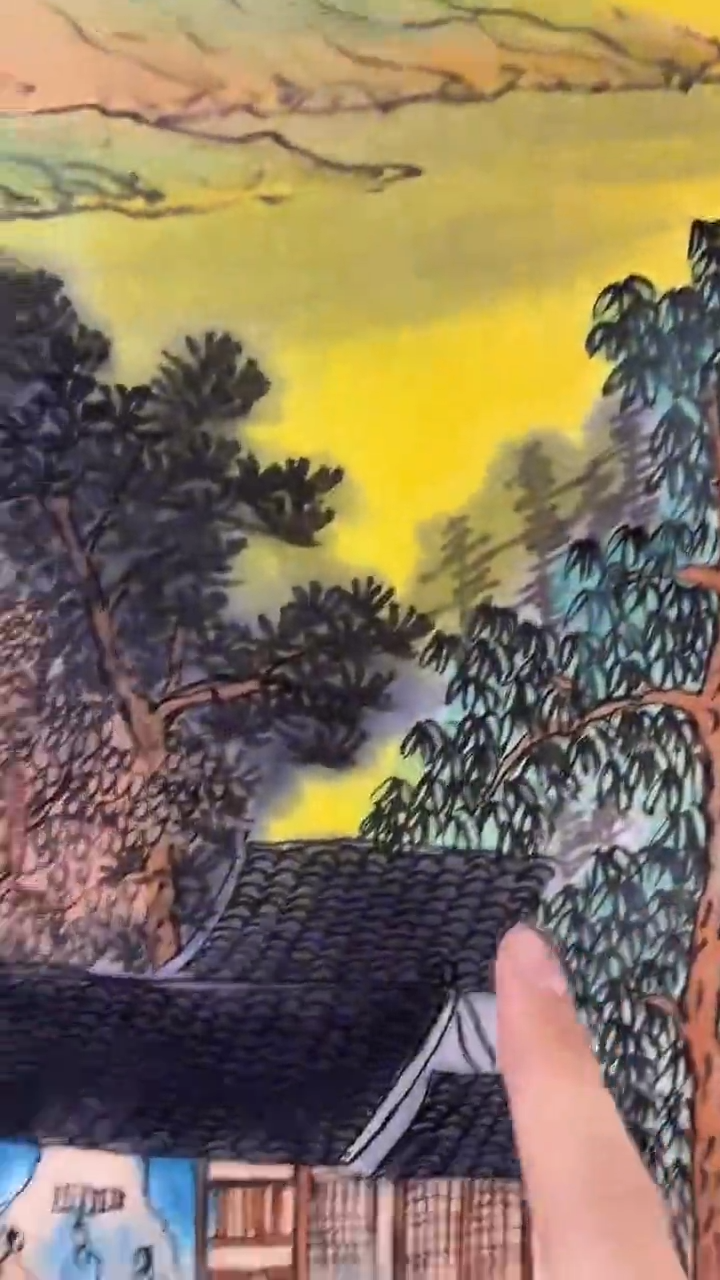 国画王炳杰手绘绘画作品26-18