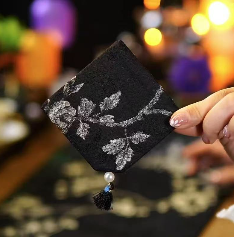 织锦布艺梅花杯垫