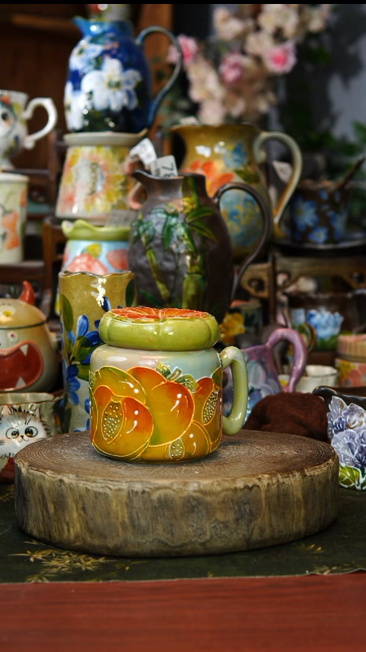 陶瓷137景德镇手工釉下彩陶瓷