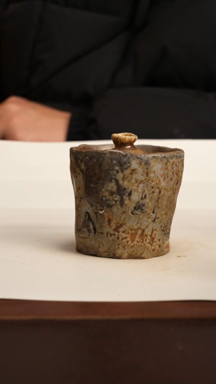 【闪购商品】杯230柴烧手工拉胚盖碗福利款不退不换