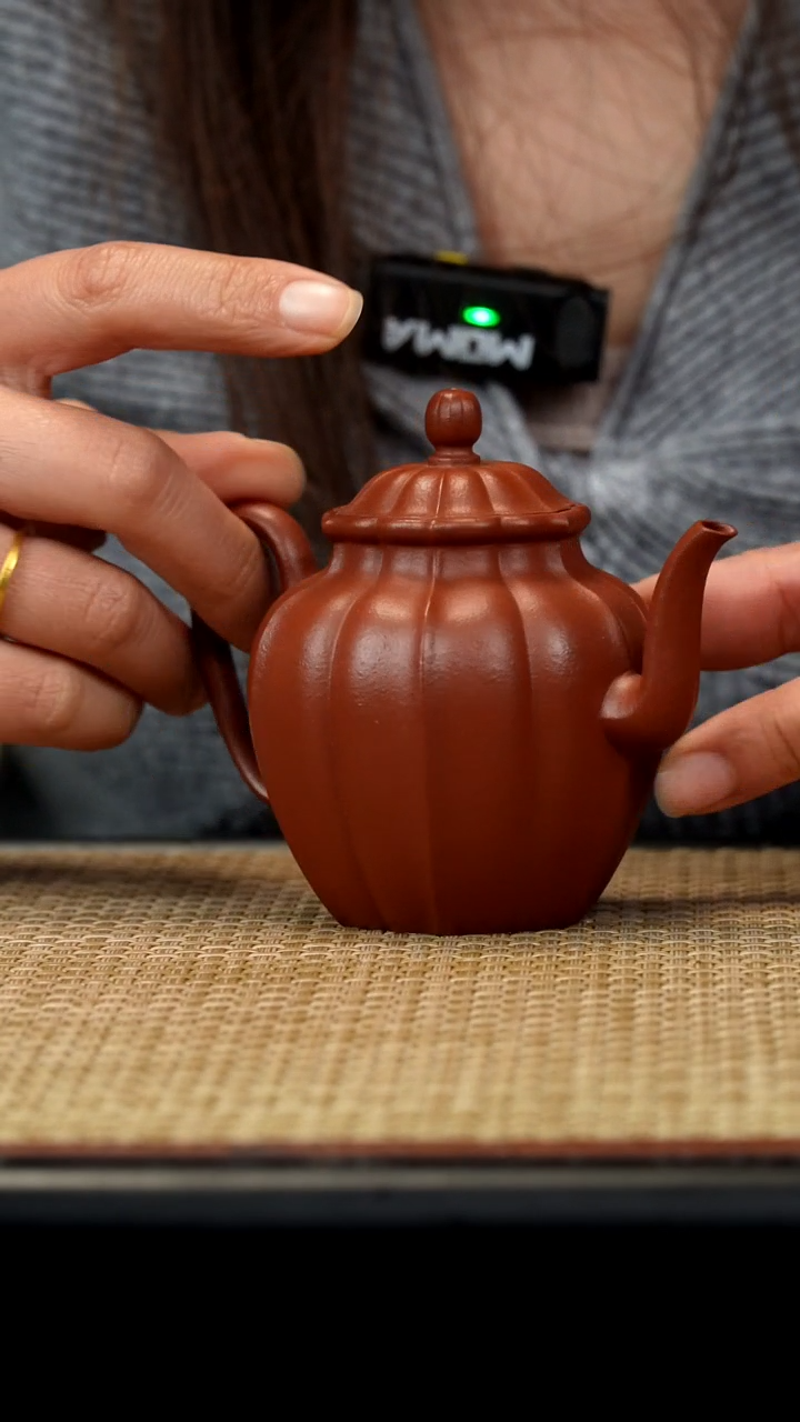 【闪购商品】紫砂茶壶生砂朱泥银台醉客150c//*