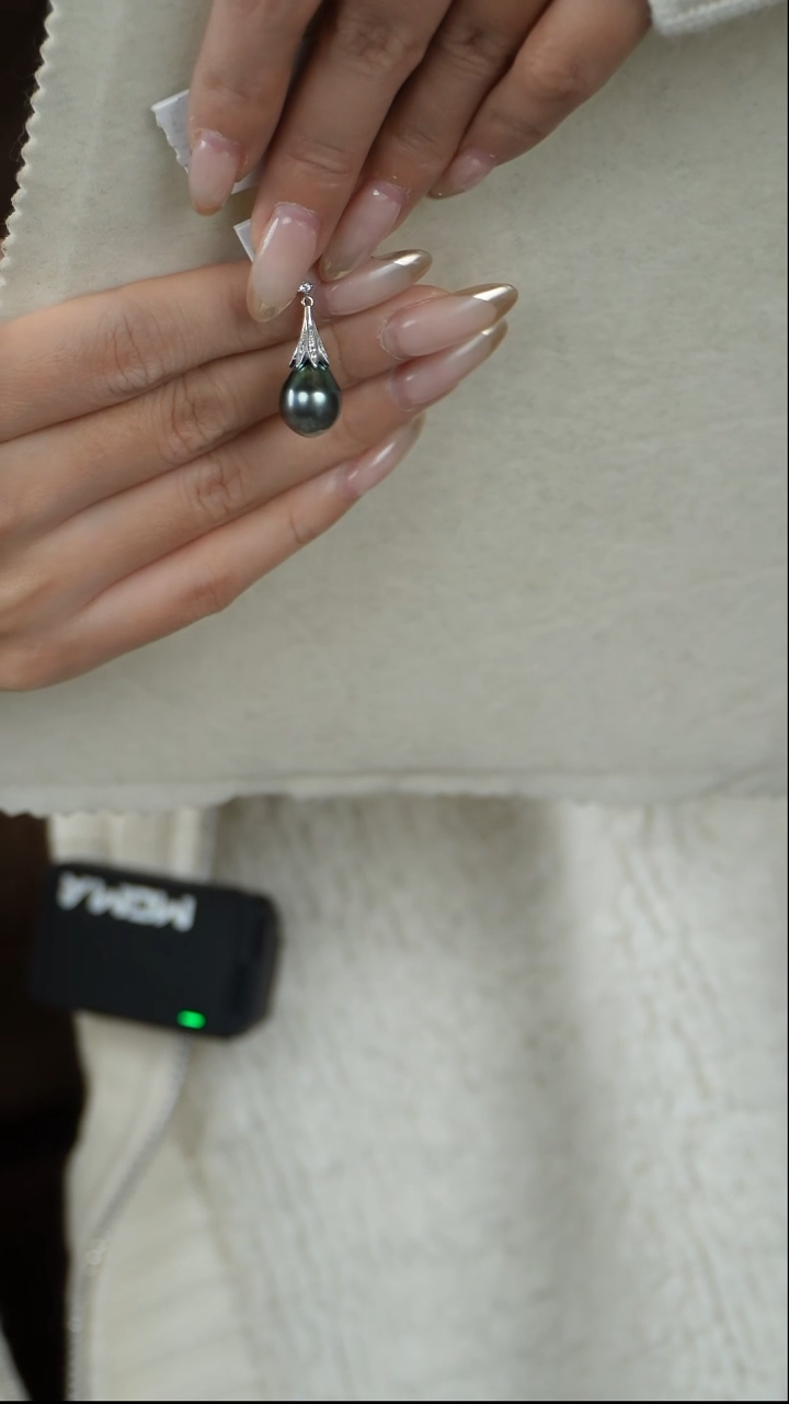 【闪购商品】海水珍珠耳饰银S925镶嵌1