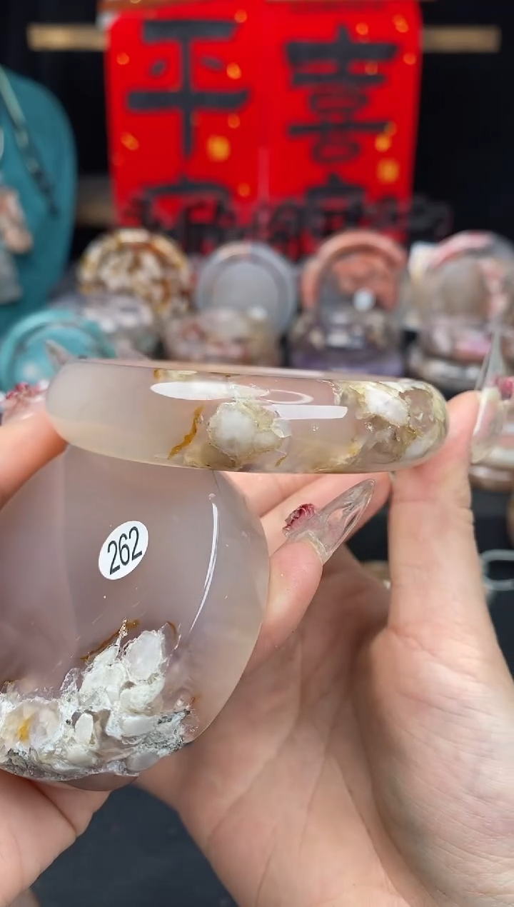 【闪购商品】石英质玉手镯（圆镯）未镶嵌63