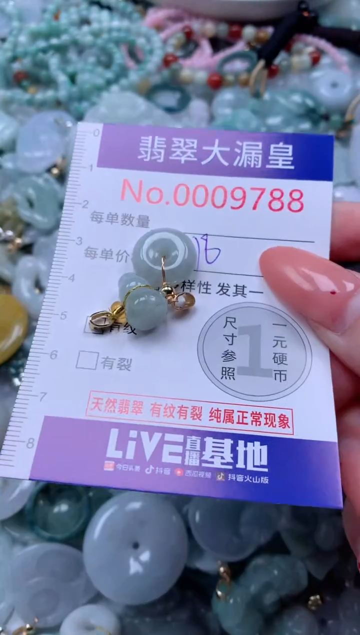 吊坠(不含链)未镶嵌翡翠9788