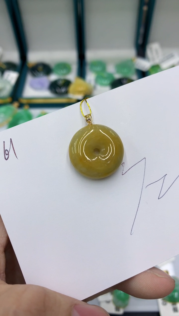 【闪购商品】翡翠颈饰18K金镶嵌11111111111