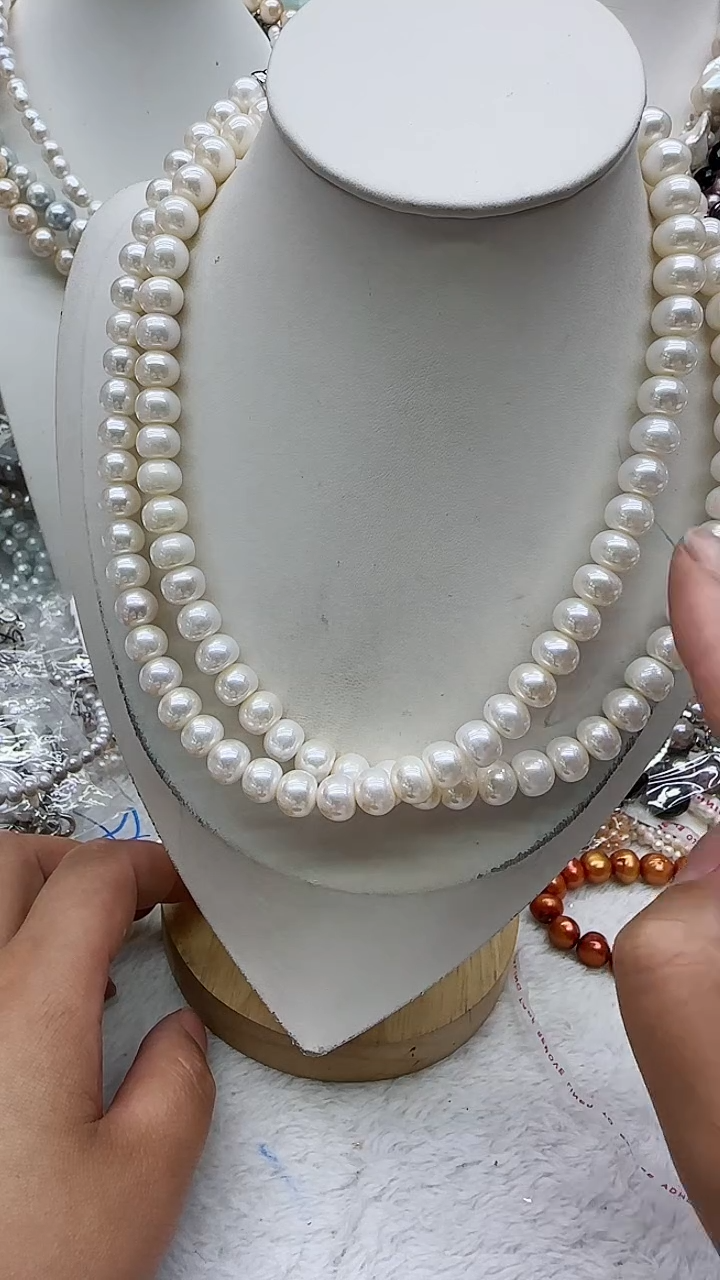 淡水珍珠未镶嵌套链94