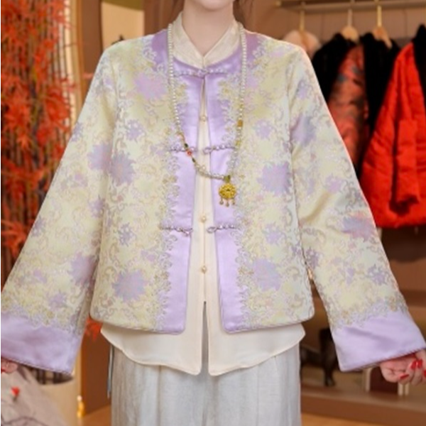 四月定制｜新中式国风秋季新款外套重工刺绣211247