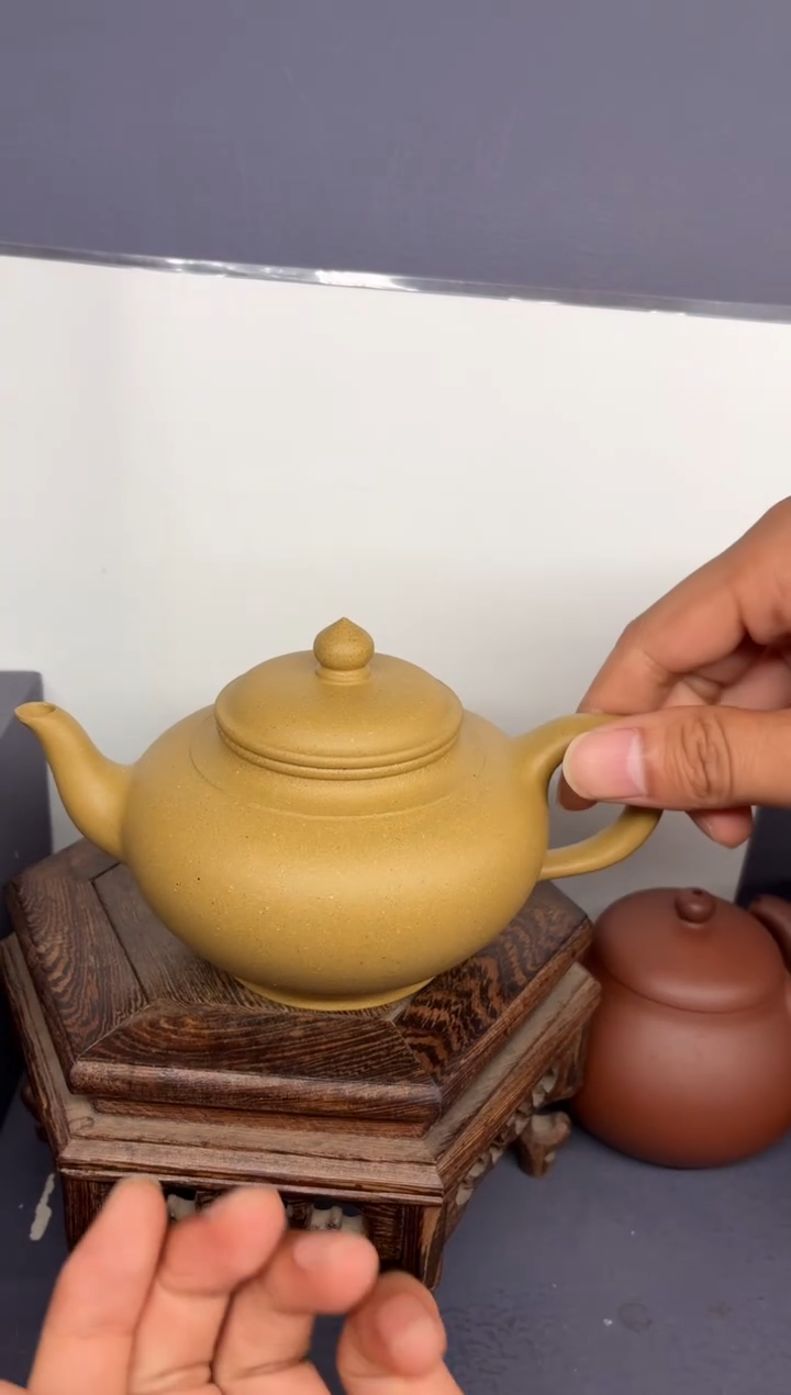 茶壶紫砂黄金段 笑樱