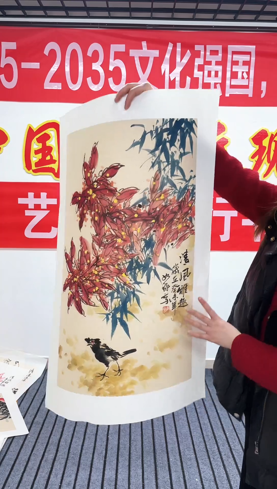 精品国画花鸟作品