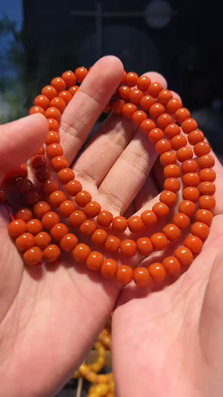 【闪购商品】南红玛瑙手链未镶嵌8小+108