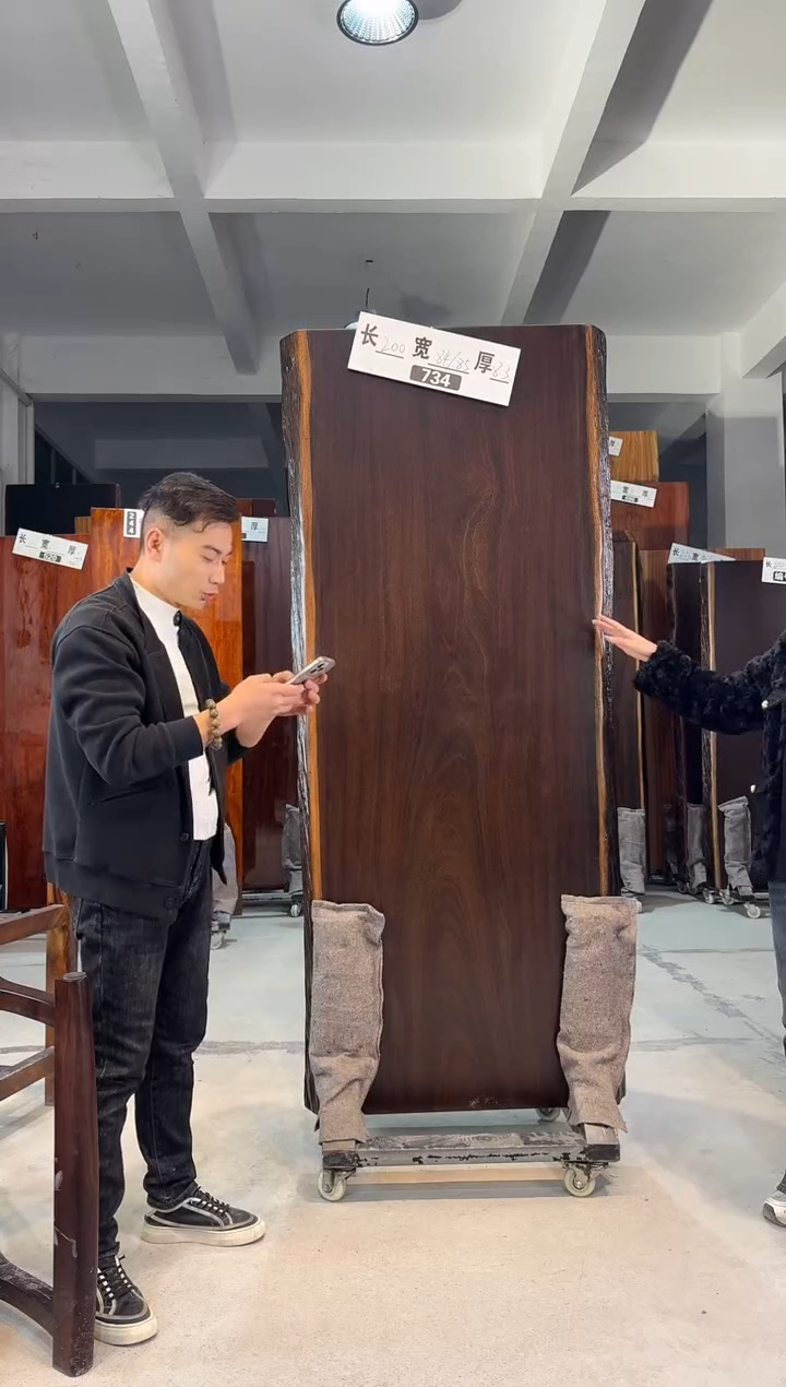 木734刚果黑檀200*84*85*8.3