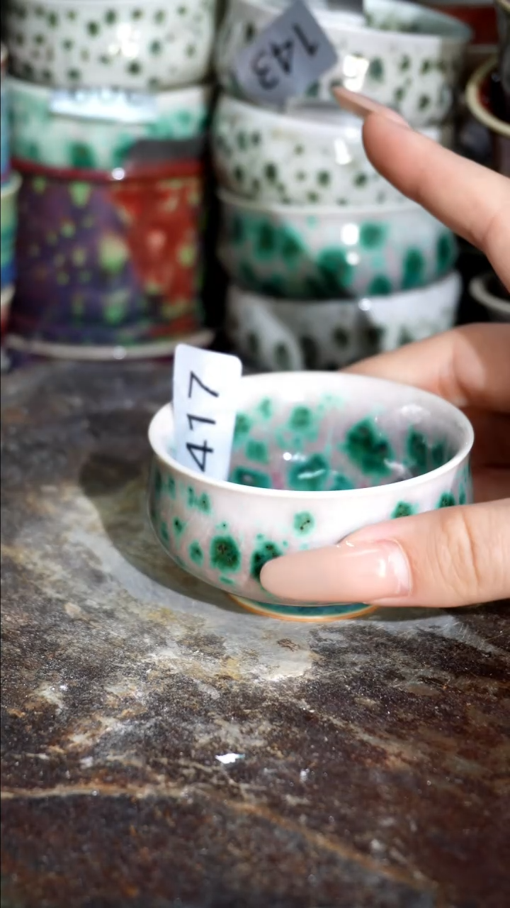 摆件精品窑变钧瓷茶器