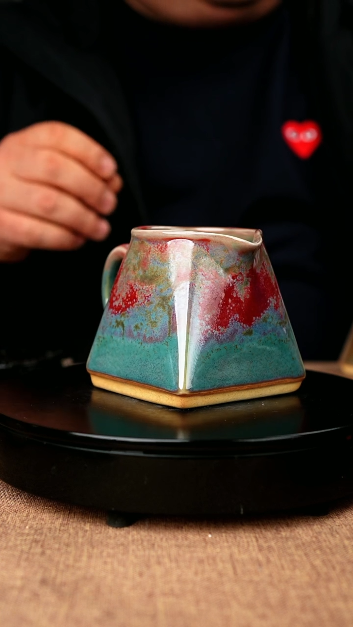 【闪购商品】587#省工一级品原矿钧瓷炉钧釉公道杯