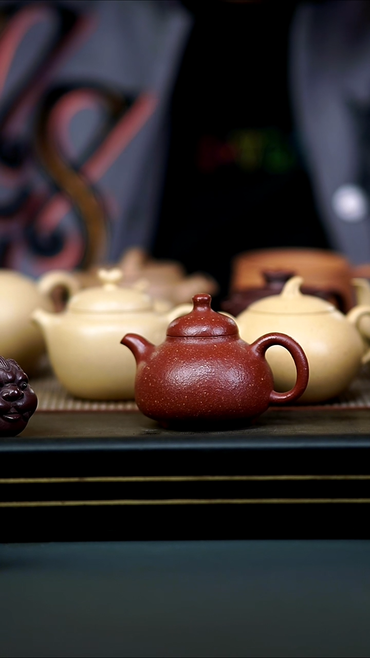 茶壶紫砂一***羊半手红降坡乳钉130cc