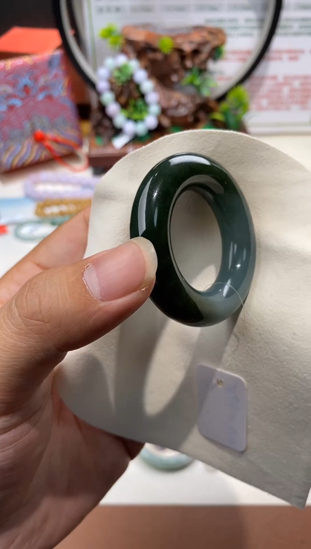 颈饰未镶嵌翡翠甜甜圈