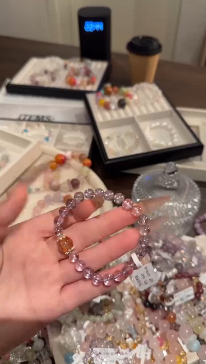 水晶手链合金紫水晶x560