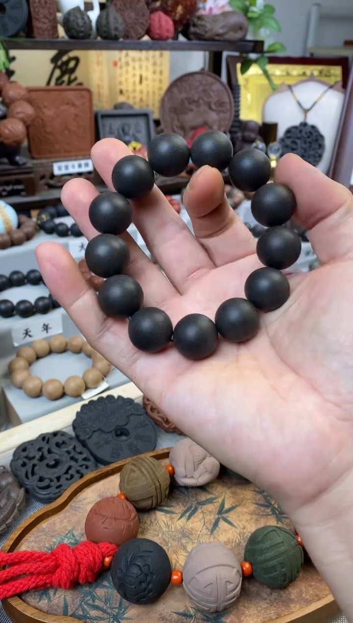 泥塑兵*灵枢天年合香手串1.8