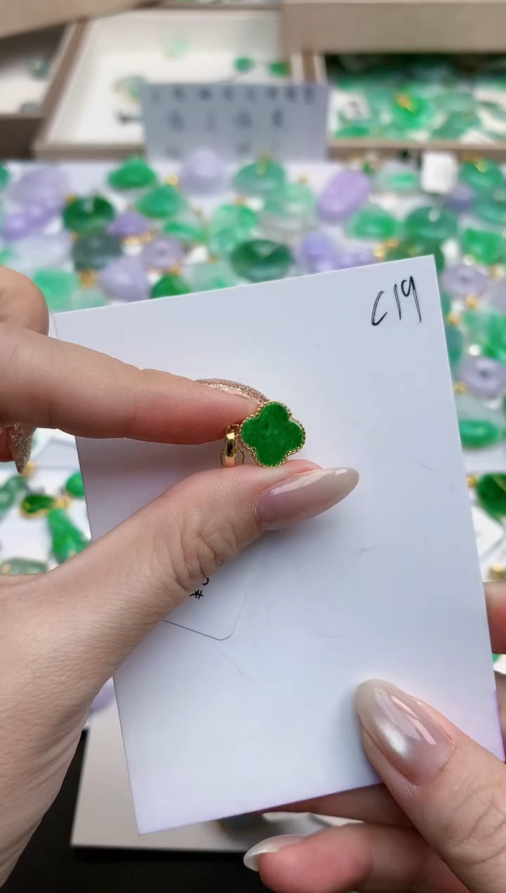 颈饰未镶嵌翡翠天然缅甸A货翡翠