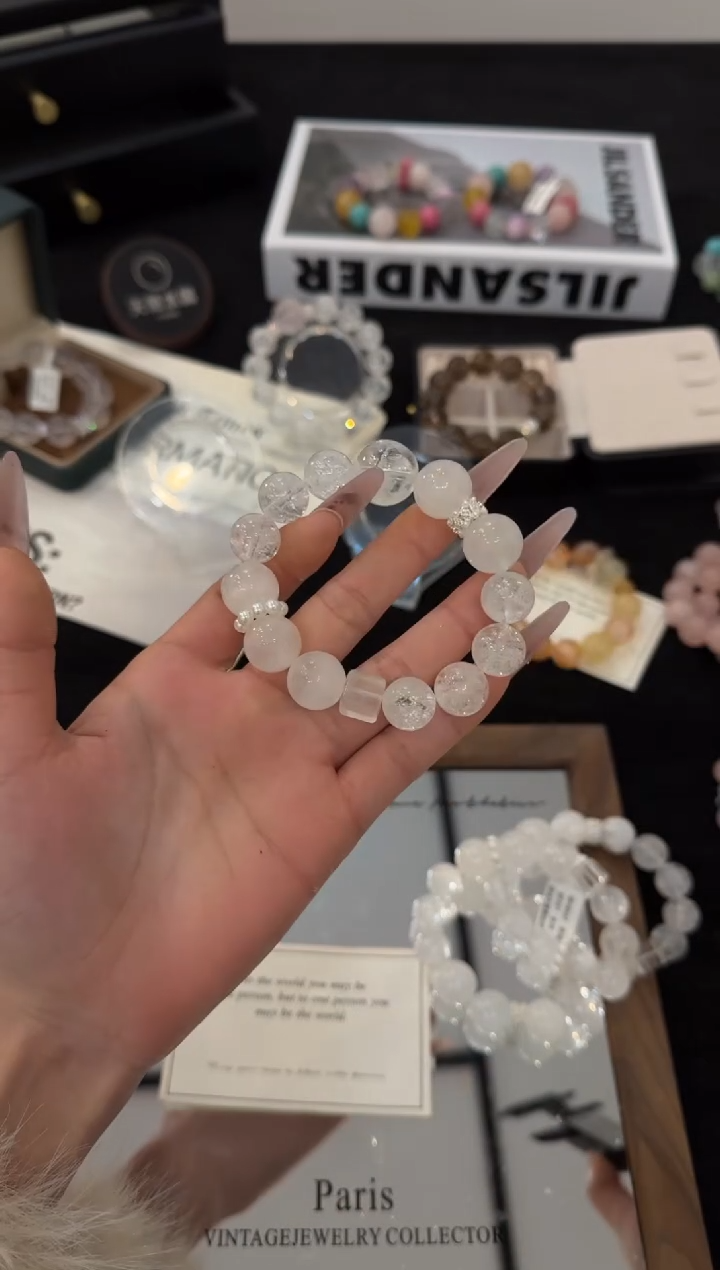 合金手链水晶白阿赛x3538