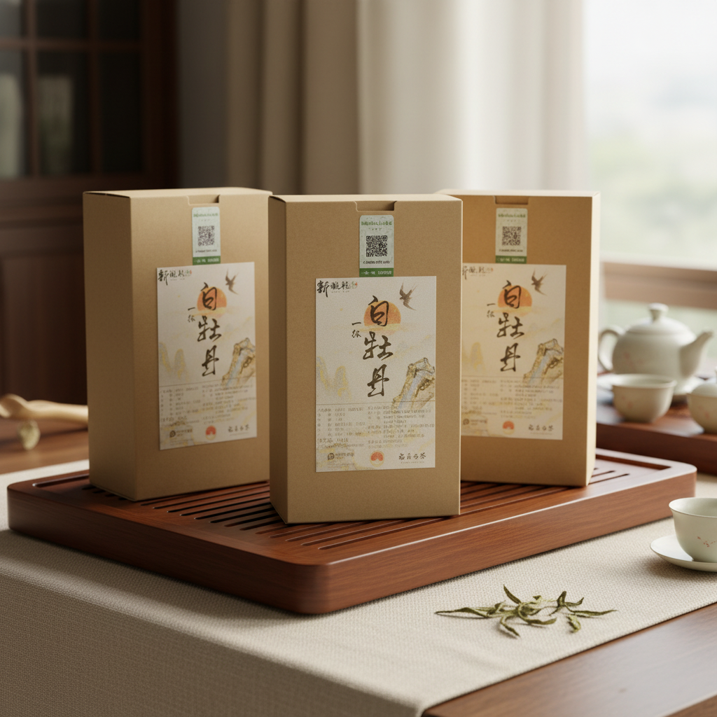 2018年一级白牡丹正宗福鼎白茶普照山高山毫香蜜韵