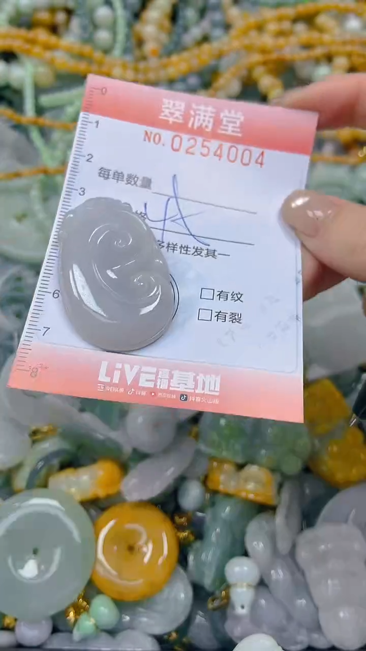 未镶嵌挂件翡翠闪购0254004