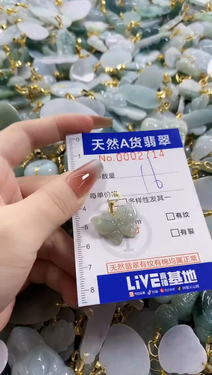 颈饰未镶嵌翡翠天然A货翡翠