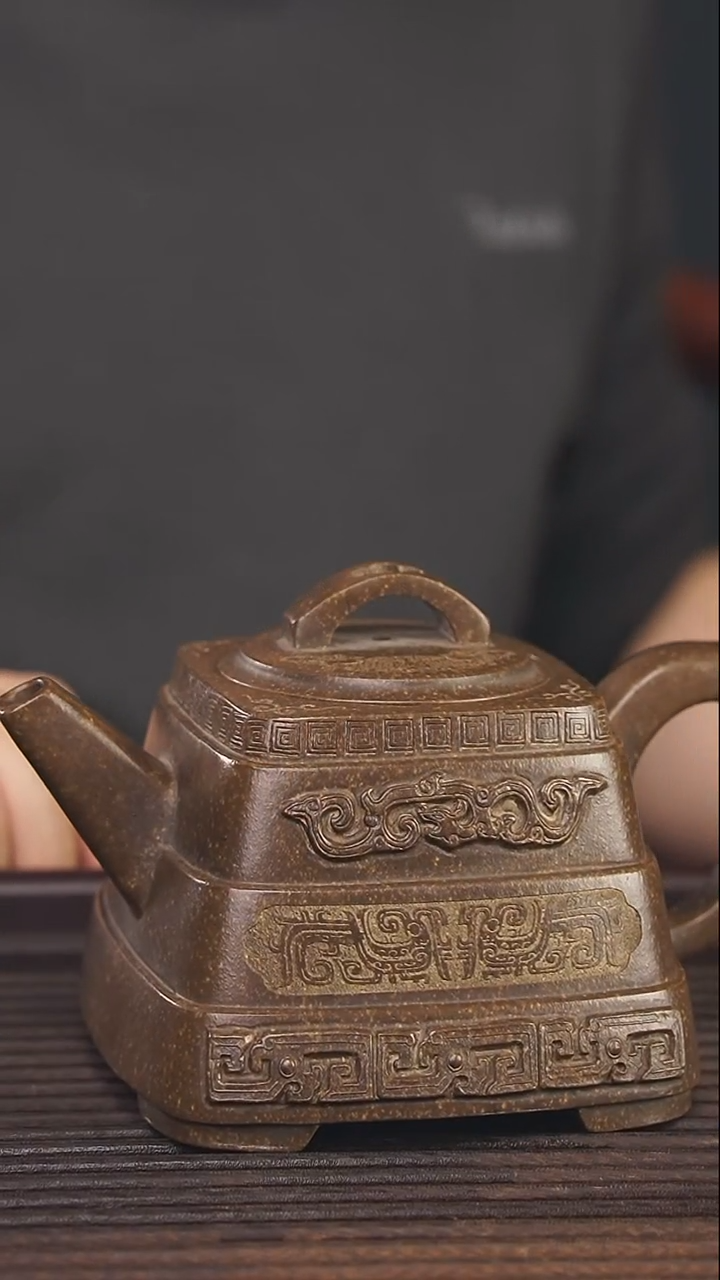 【闪购商品】紫砂茶壶300cc顾氏手工紫砂