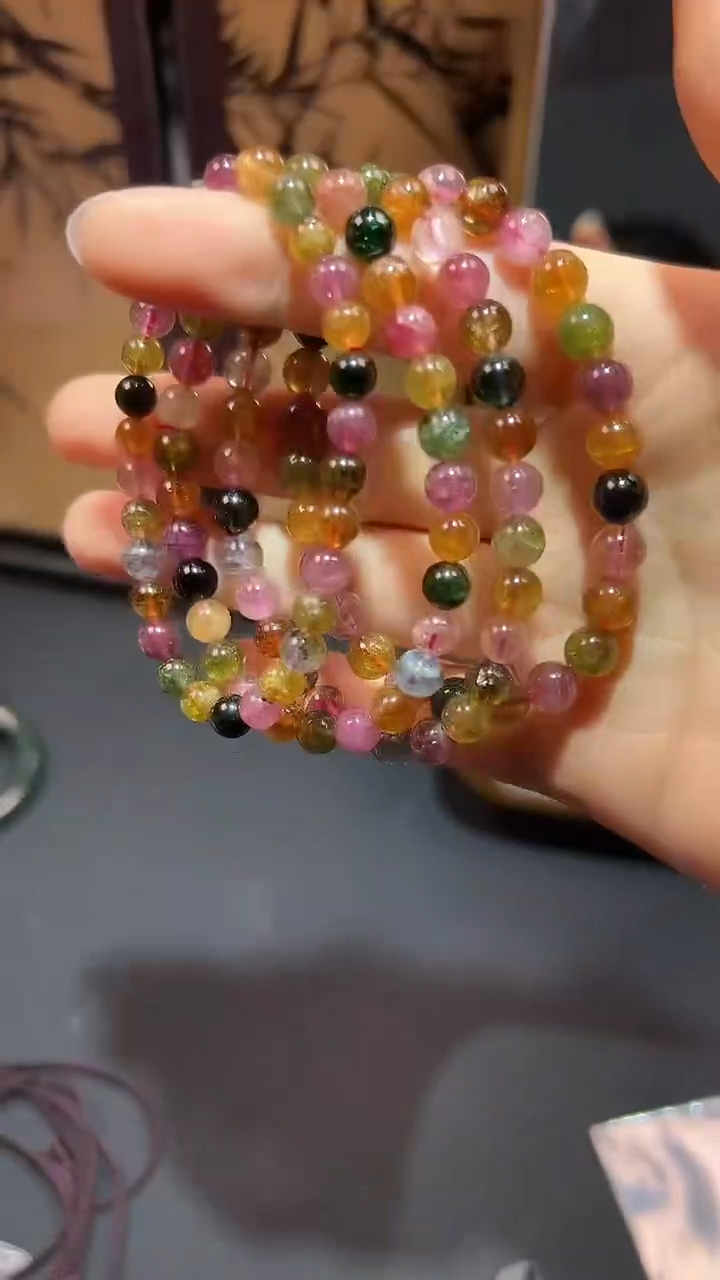 【闪购商品】碧玺手串未镶嵌随机多样性发一