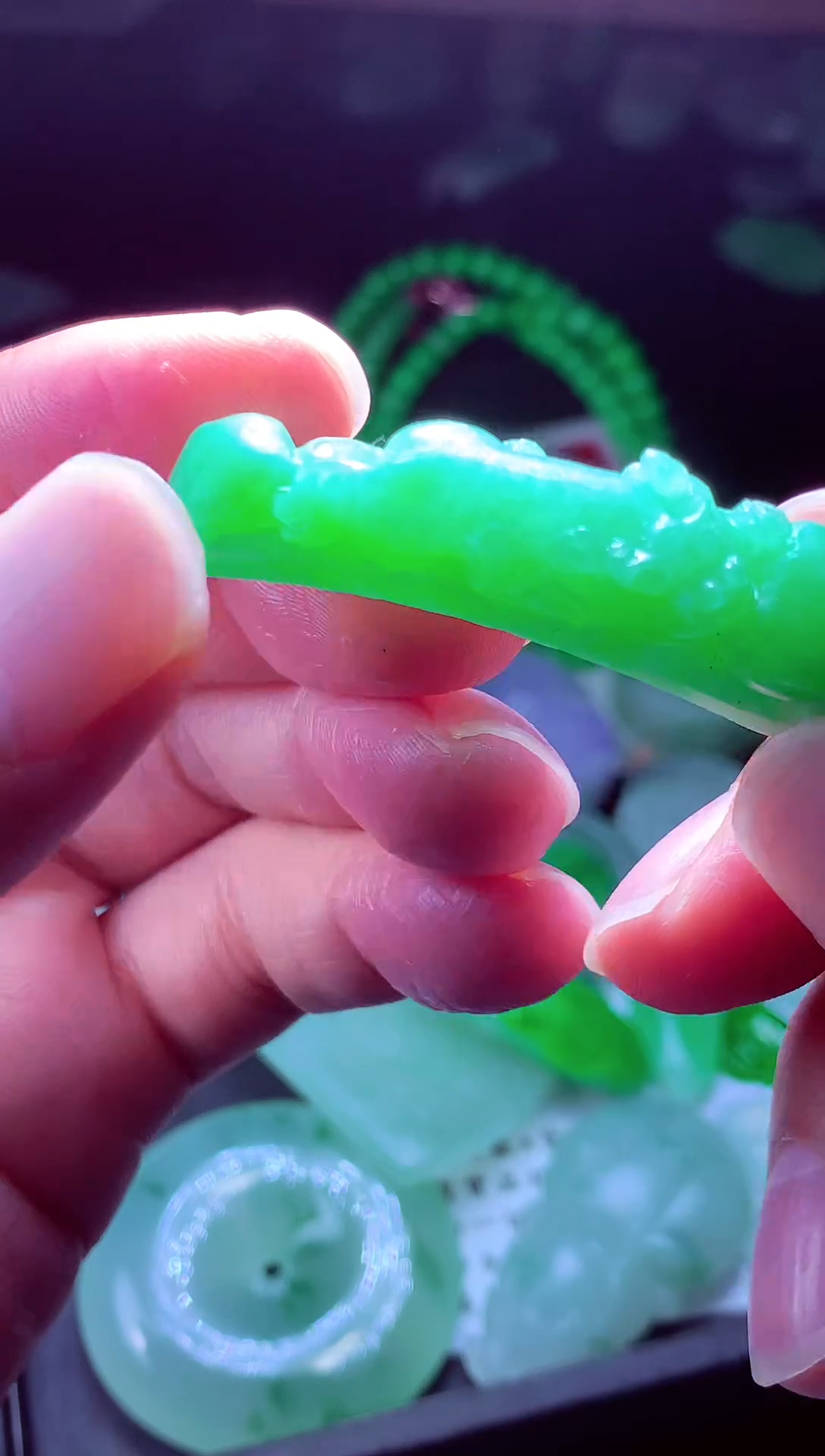 未镶嵌定制翡翠唐*#翡翠毛货定制