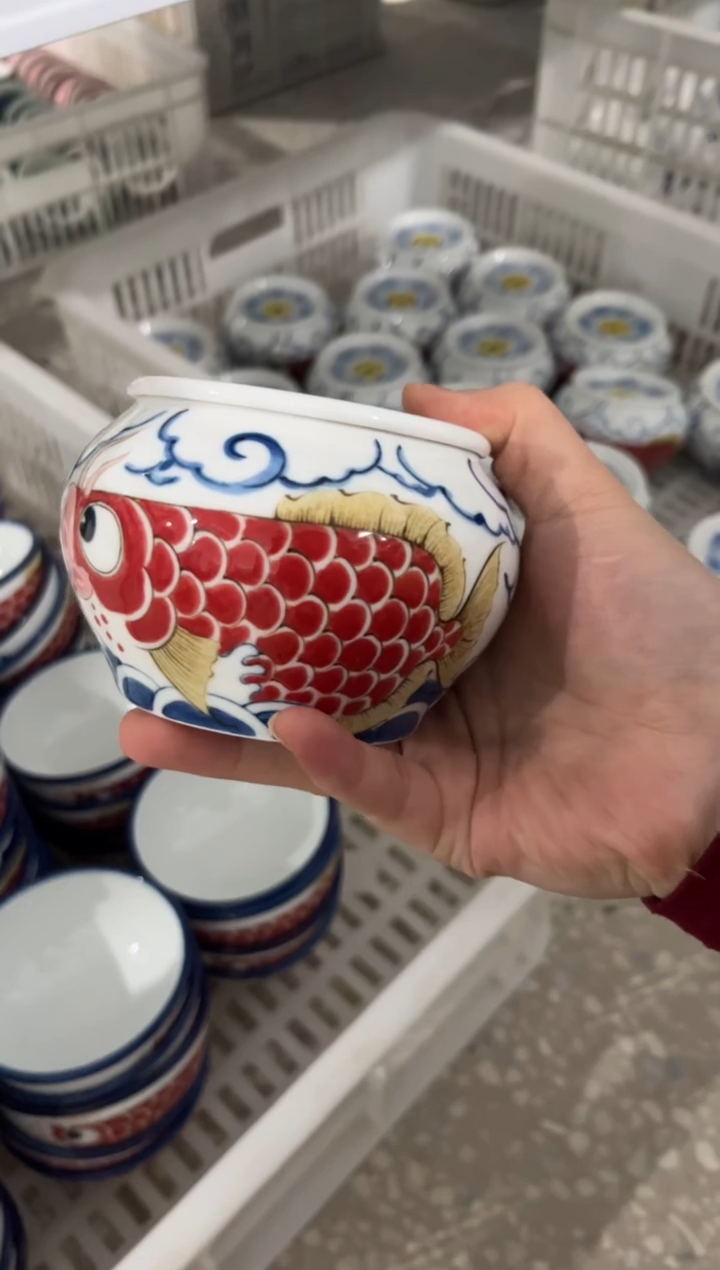  昨明手绘小水洗（微瑕价格）