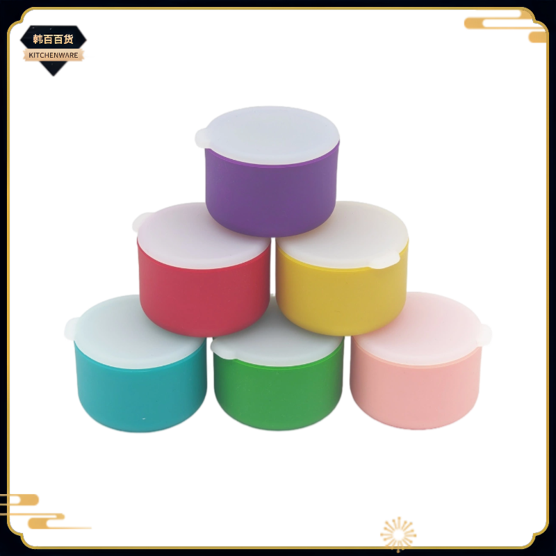 韩国原装进口-调料保鲜盒密封盒可以用在微波炉的硅胶盒容量45ML